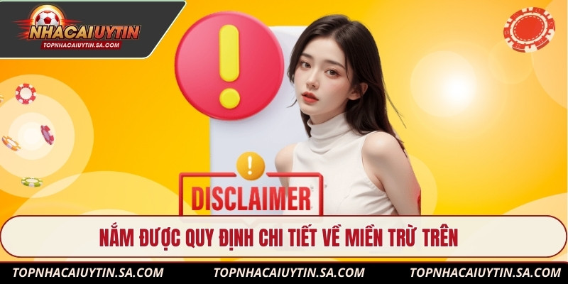 Nắm được quy định chi tiết về miền trừ trên